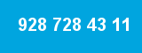 928 728 43 11 928 728 43 11